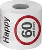 A roll of toilet paper with birthday-themed printing. Anteprima dell’immagine prodotto