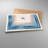 Gerahmtes Poster - Rahmen in heller Eiche - Sprung Freiheit Produktbild-Vorschau 3
