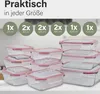 classbach® Contenitori per alimenti in vetro con coperchio Anteprima dell’immagine prodotto 11