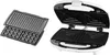 A white sandwich maker with two sets of interchangeable plates, one for grilling and one for waffles, shown against a white background. Náhľad obrázku produktu