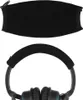 A black headphone headband cover and a black headphone headband are shown against a white background. Produktbild-Vorschau