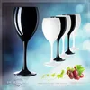 PLATINUX Schwarze & Weiße Weingläser aus Glas Wasserglas Produktbild-Vorschau 7