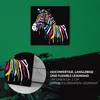 Coloray Uhr auf Leinwand 30x30 cm Wand Uhr Dekoration Produktbild-Vorschau 5