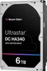 A product shot of a Western Digital Ultrastar DC HA340 6TB hard drive. Voir les images du produit