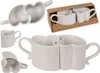 Kaffeetassen Set Partnertasse Herz weiß Produktbild-Vorschau 8