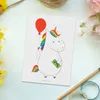 Mr. & Mrs. Panda Postkarte Einhorn Luftballon - Weiß - Produktbild-Vorschau 2