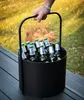 Flaschentasche Stahl Schwarz – Getränketräger 6 Flaschen 35 Produktbild-Vorschau 4