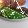 Wanduhr - Rund - Glasuhr - Baum Park Frühling Herz - Produktbild-Vorschau 5