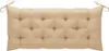 vidaXL Coussin pour banc de jardin Beige 120x(50+50)x7 cm Voir les images du produit 19