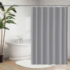 OKWISH Duschvorhang Hellgrau 200x240 cm Extra Hoch mit Produktbild-Vorschau 9