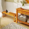 Outsunny Banc de jardin, banc en bois de pin 2 places, Voir les images du produit 9
