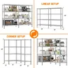 Étagère pivotante standard à 4 niveaux, étagère pour Voir les images du produit 5