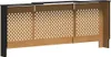 vidaXL MDF kryt radiátora čierny 205 cm Náhľad obrázku produktu 6