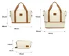 Cremefarbene Handgepäcktasche für Damen (40 x 30 x 20 cm) Produktbild-Vorschau 9