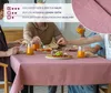 Fleckenabweisende bügelfreie Tischdecke mit Lotuseffekt, Produktbild-Vorschau 4