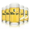6x Bitburger Glas 0,5l Krug Seidel Humpen Bier Pils Henkel Produktbild-Vorschau 1