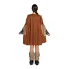 Maman Costume Viking Nordique Marron S Marron S Voir les images du produit 3