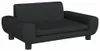 vidaXL Pelíšek pro psy černý 70x45x33 cm Velvet Náhled obrázku produktu 1