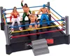 A wrestling ring playset with four wrestler figures. Produktbild-Vorschau