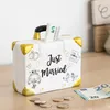 Spardose Reisekoffer Just Married 15x13cm Produktbild-Vorschau 8