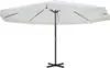 vidaXL Parasol blanc aluminium 500 cm Voir les images du produit 5