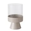 Boltze Windlicht Pallas Leuchter Eisen & Klarglas Beige Náhled obrázku produktu 4