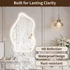 AIORBER LED badspiegel, asymmetrisch design, met Productafbeelding-voorbeeld 2