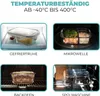 classbach® Meal Prep Box Skleněné dózy s přihrádkami | sada Náhled obrázku produktu 16