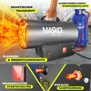 Ventilateur de chauffage au gaz MASKO® avec tuyau de gaz et Voir les images du produit 3