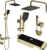 Sprchový termostatický set Rea ROB Brush Gold Náhled obrázku produktu 1