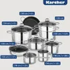 Karcher Topfset Jette (Edelstahl, 14-teilig, inkl. 5 Produktbild-Vorschau 3
