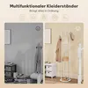 EUGAD Garderobenständer weiß, Baumform Kleiderständer mit 3 Produktbild-Vorschau 5