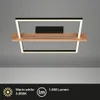 LED Deckenlampe Holz LED Deckenleuchte Wohnzimmer Dimmbar Produktbild-Vorschau 2