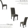 Eleganckie krzesło do jadalni lub salonu Podgląd zdjęcia produktu 4