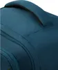 A close-up view of the handle and fabric of a teal backpack. Produktbild-Vorschau