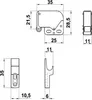 Federschnapper Mini Latch Türschnapper mit Halteplatte Produktbild-Vorschau 4