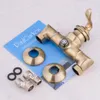 PaulGurkes Bronze Retro Duschset Aufputz Duscharmatur Antik Produktbild-Vorschau 3