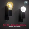 Retro Wandlampe Vintage Wandspot Wandleuchte matt Industrie Produktbild-Vorschau 6