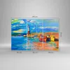 Bild auf Leinwand - Leinwandbild - Leuchtturm Meer - Produktbild-Vorschau 3