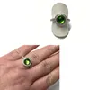 Silberring 925/- rhodiniert Bernstein grün (karibischer Produktbild-Vorschau 5