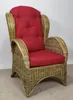 Rattan Ohrensessel, Rattansessel, Relaxsessel, Hochlehner Produktbild-Vorschau 3