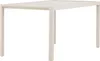 A simple, clean shot of a beige dining table. Podgląd zdjęcia produktu