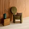 Pouf contenitore in tessuto, Verde kaki Anteprima dell’immagine prodotto 4