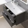 Badezimmerschrank 50cm Mineralguss Waschtisch mit Produktbild-Vorschau 2