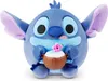 A stuffed toy of the character Stitch holding a coconut drink. Produktbild-Vorschau