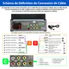 Radio Android 6,86 pouces 1Din Carplay Navigation Bluetooth Voir les images du produit 9