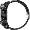 Side view of a black smartwatch with a black band. Podgląd zdjęcia produktu