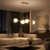 MasterLED Pendelleuchte Bali-12 6xE27 Glaskugel 90 cm Produktbild-Vorschau 9