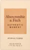 The image shows the packaging of Abercrombie & Fitch Authentic Moment Woman Eau de Parfum. Podgląd zdjęcia produktu