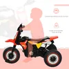 HOMCOM Tricycle Enfants Moto Cross Effets musicaux et Voir les images du produit 3